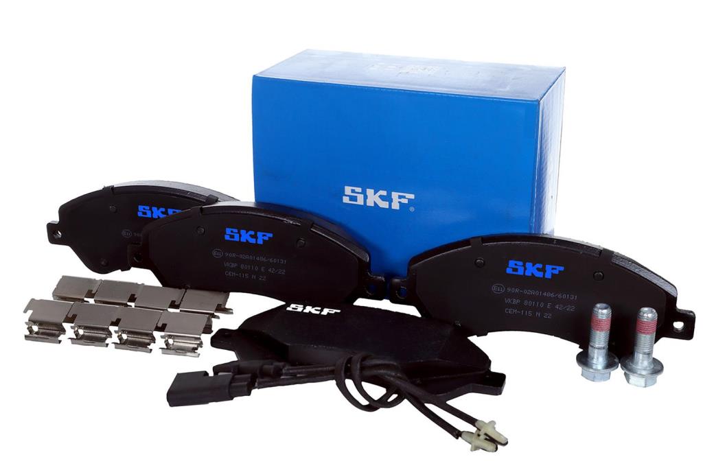 Jeu de 4 plaquettes de frein SKF ref. VKBP 80110 E